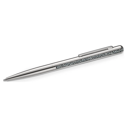 Swarovski Crystal Shimmer ballpoint pen Silver Tone, Chrome plated