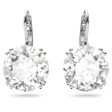 Swarovski Millenia Round Cut White Drop Earrings