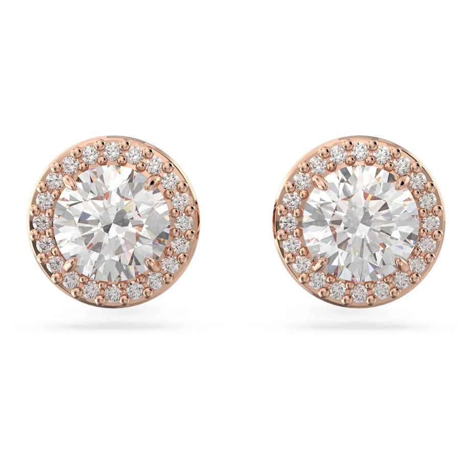 Swarovski Una Angelic Stud Earrings Rose Gold Plated