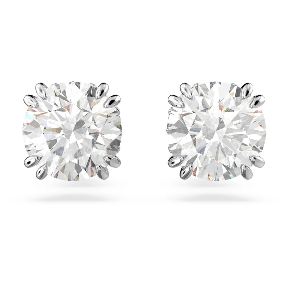 Swarovski Constella Stud Earrings Rhodium Plated