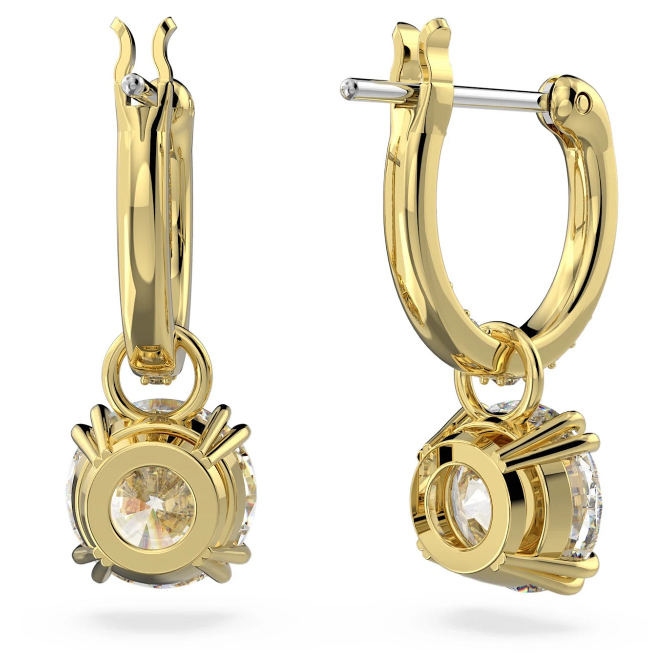 Swarovski Stilla Drop Earrings Yellow Gold Plated