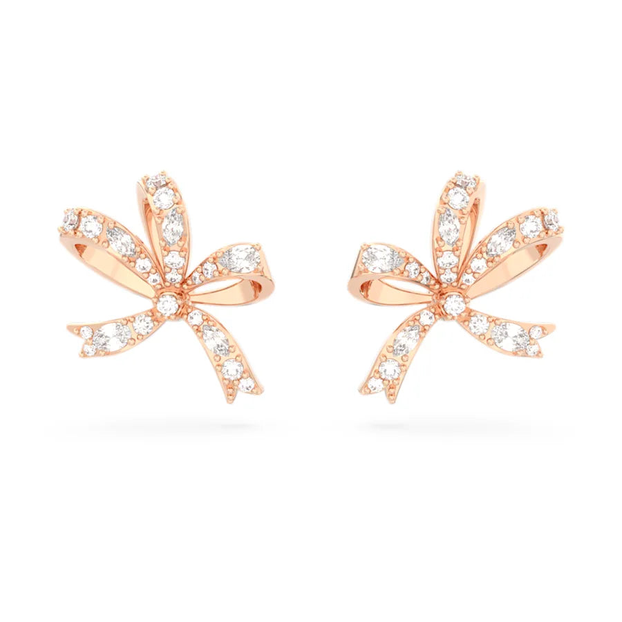 Swarovski Rose Gold Volta Stud Earrings