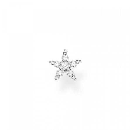 Thomas Sabo Single Ear Stud Star Silver