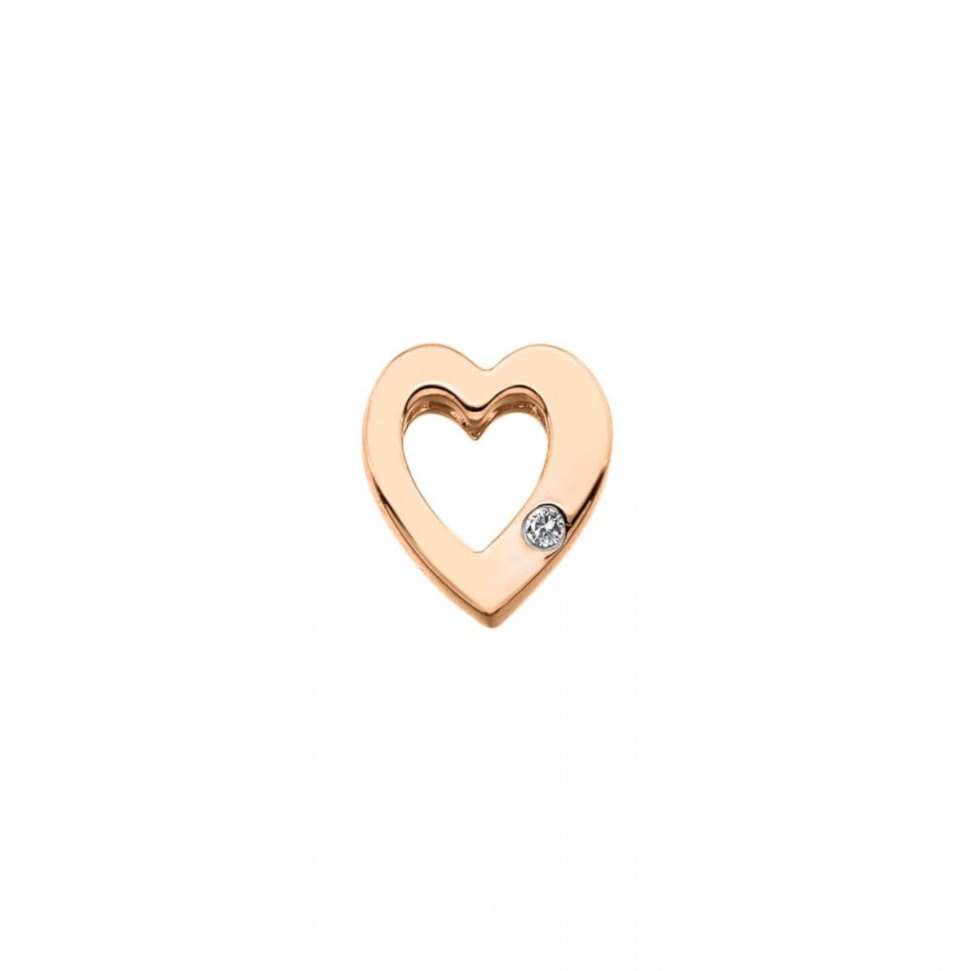 Storyteller Open Heart Icon Pendant - Rose Gold Plated