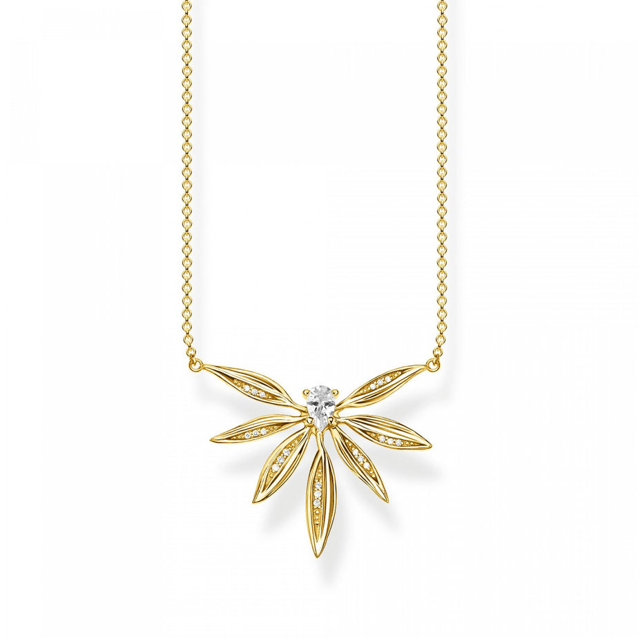 Thomas Sabo Leaves Necklace, Gold
