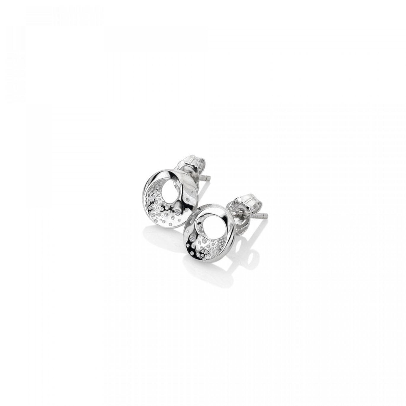 Hot Diamonds Silver Quest Stud Earrings