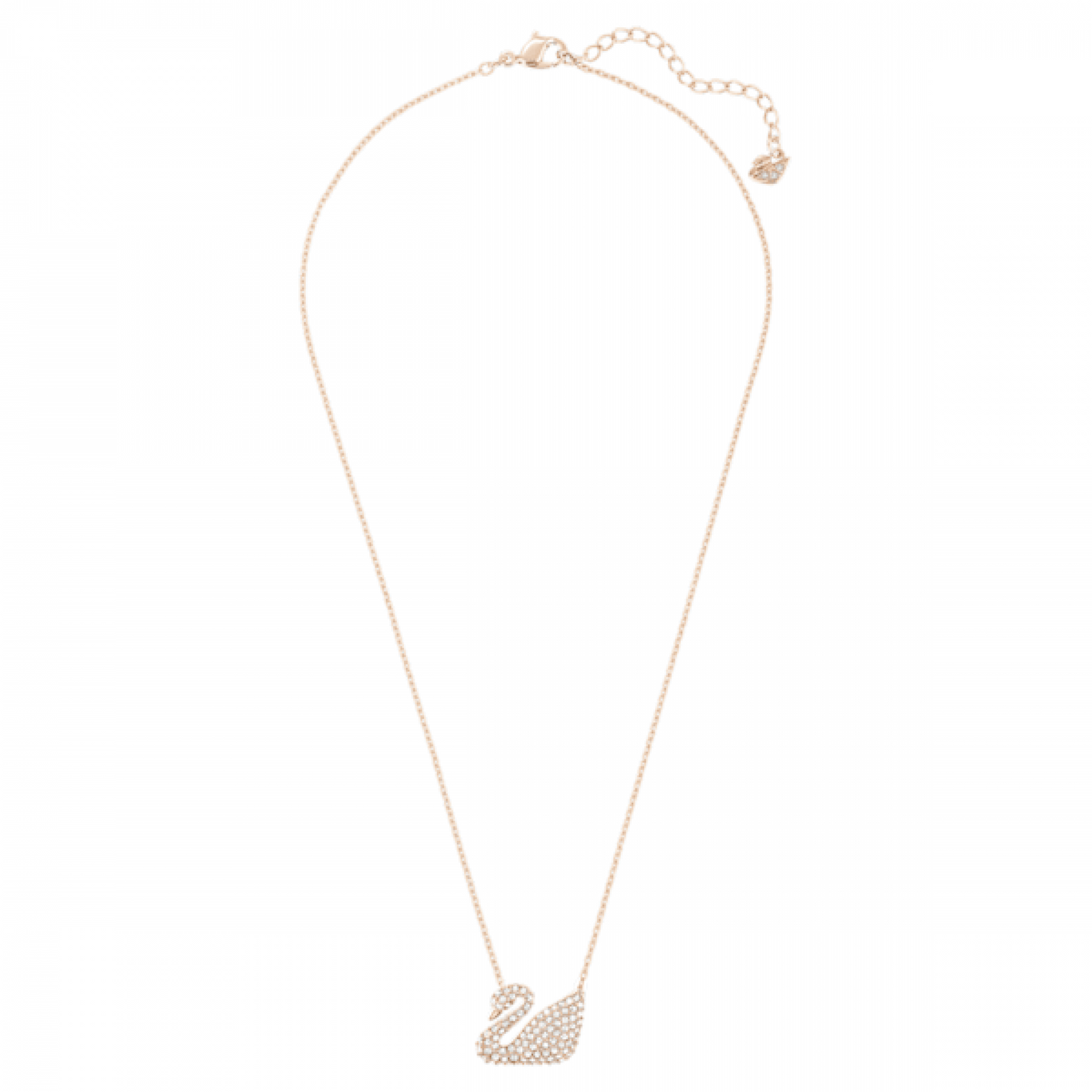 Swarovski swan 2025 necklace gold