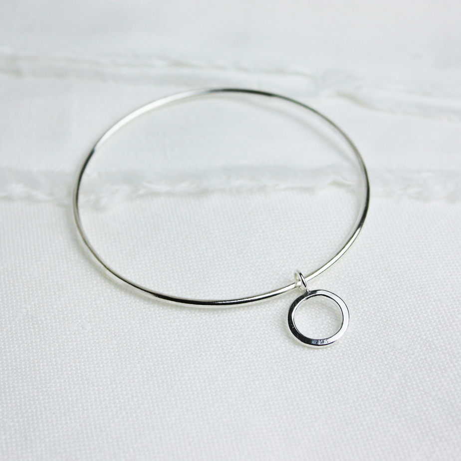 Kimberley Elizabeth Open Circle Bangle