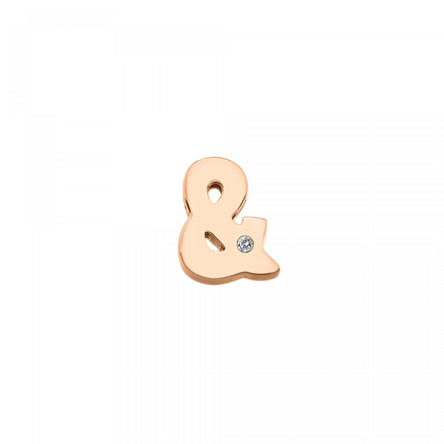 Storyteller Ampersand Icon Pendant - Rose Gold Plated