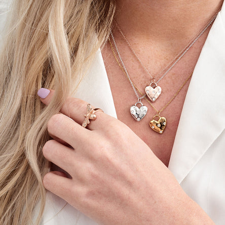 Olivia Burton Classic Heart Rose Gold Necklace