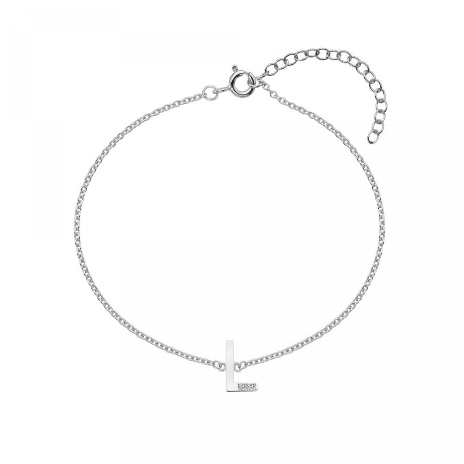 Hot Diamonds Letter L Bracelet