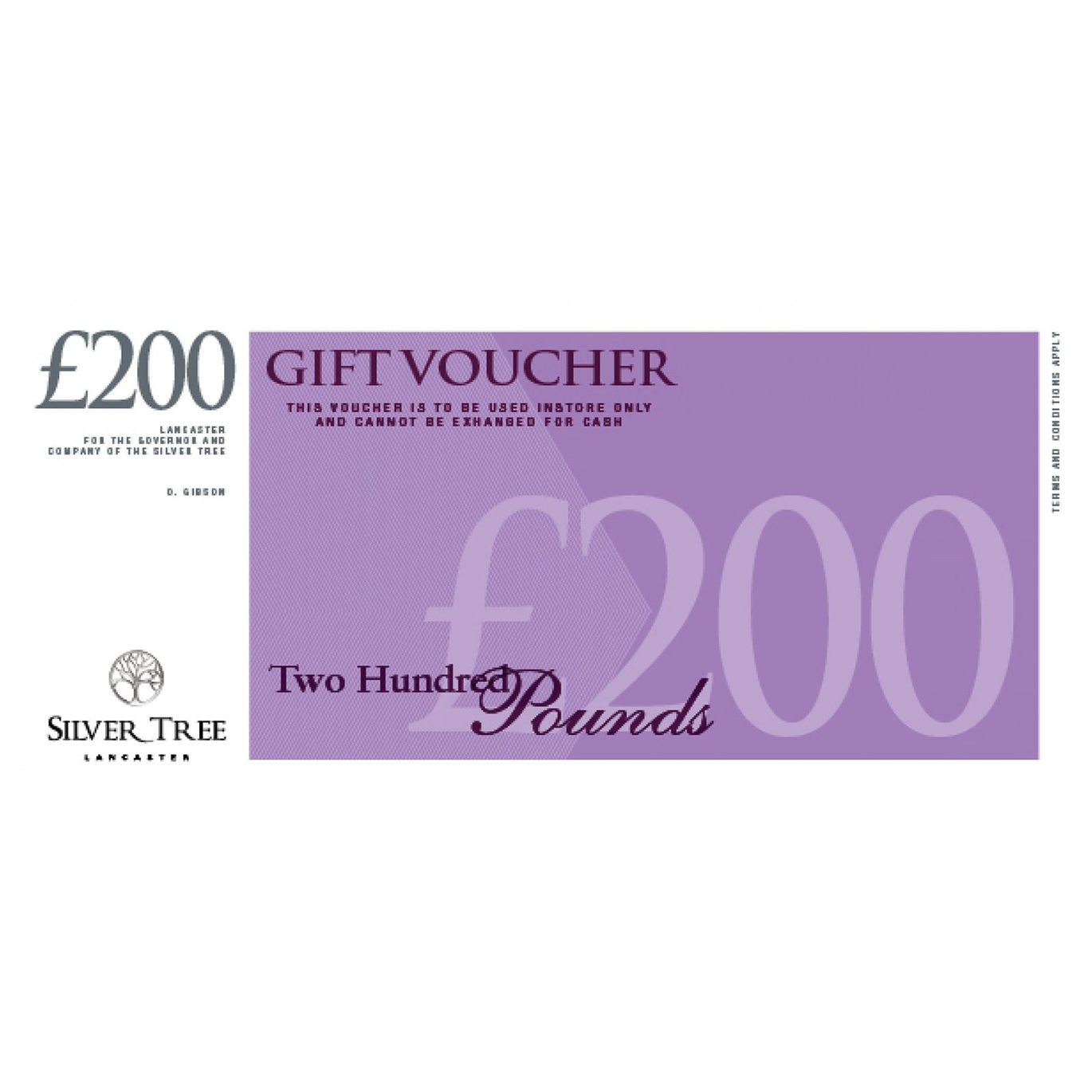 £200 Jewellery Gift Voucher