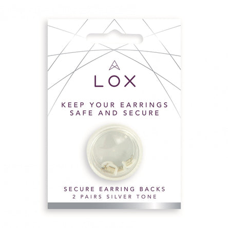 Silver Tree Jewellery Lox Secure Earring Backs Silver