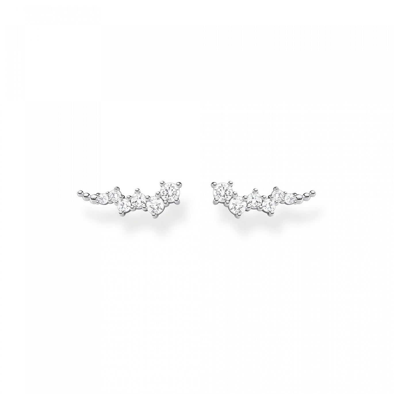 Thomas Sabo Ear Climber Astral White Stones Silver