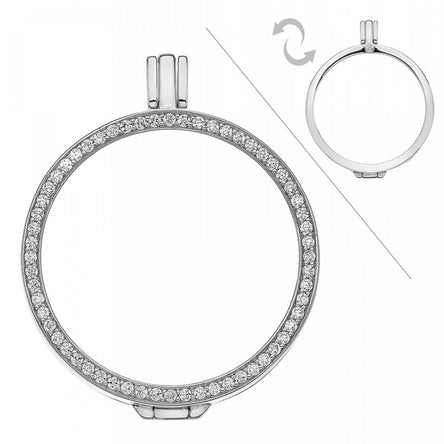 Hot Diamonds Emozioni Reversible Silver Keeper (33mm)