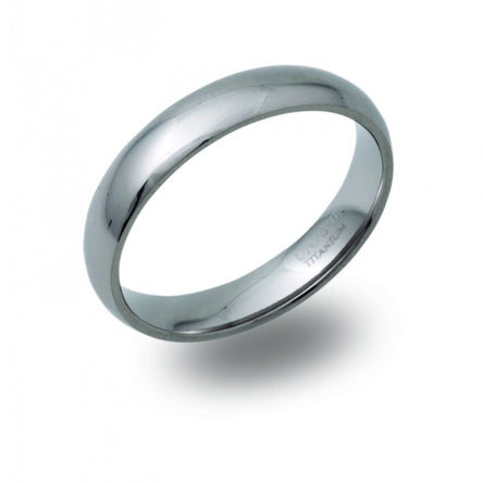 Mens Titanium 5mm Ring