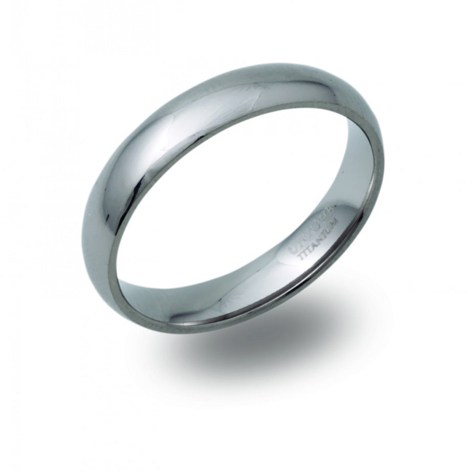 Mens Titanium 5mm Ring