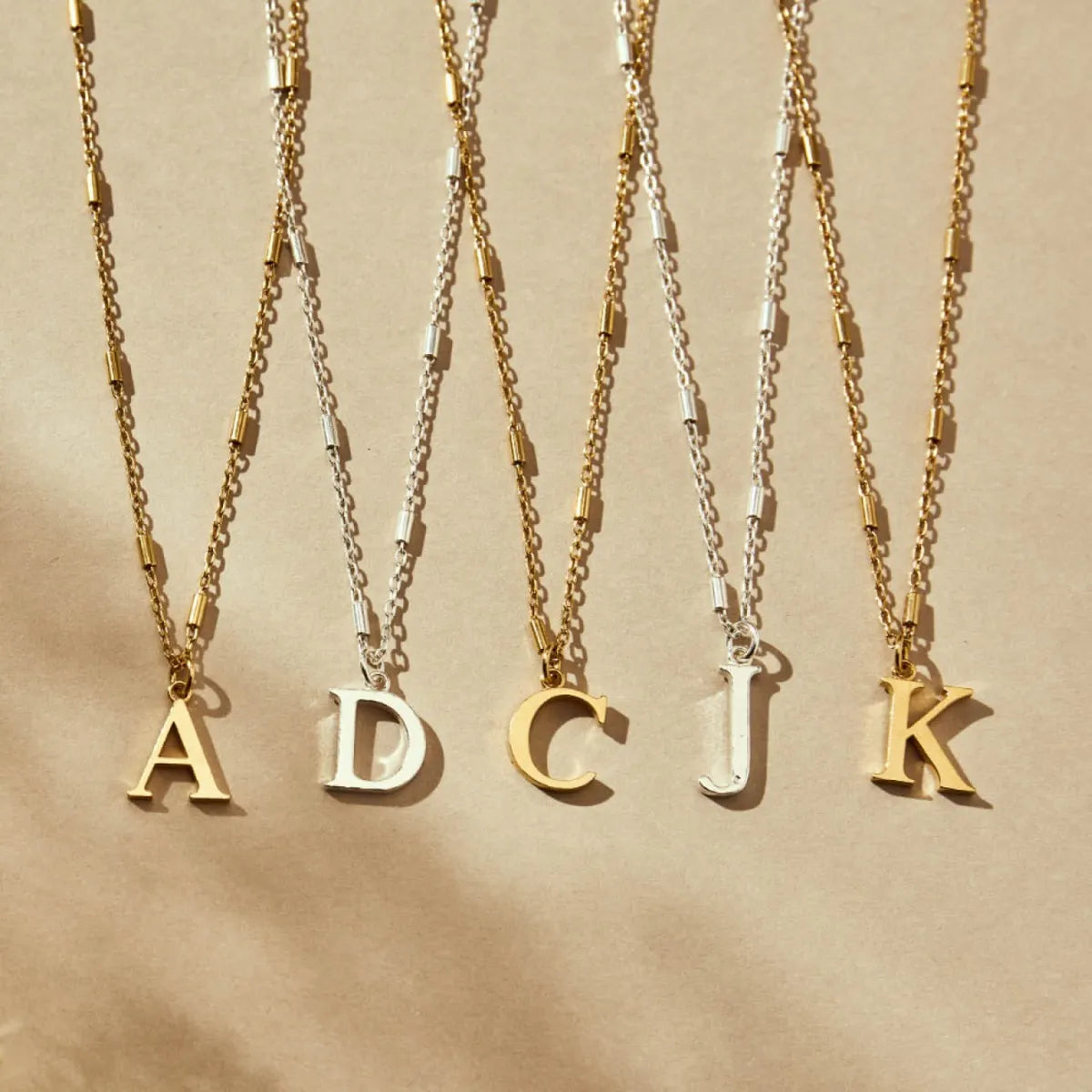 ChloBo Gold Initial A Necklace