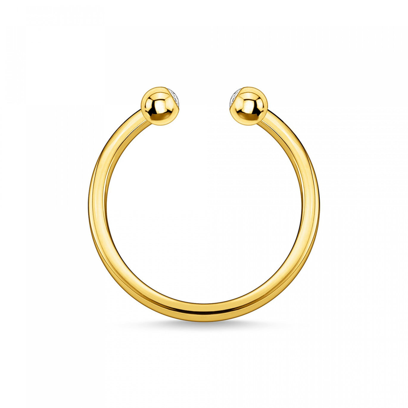 Thomas Sabo Open Ring Dots Stones Gold