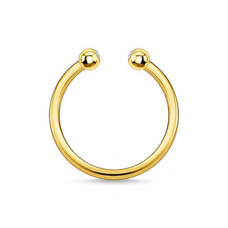 Thomas Sabo Open Ring Dots Stones Gold
