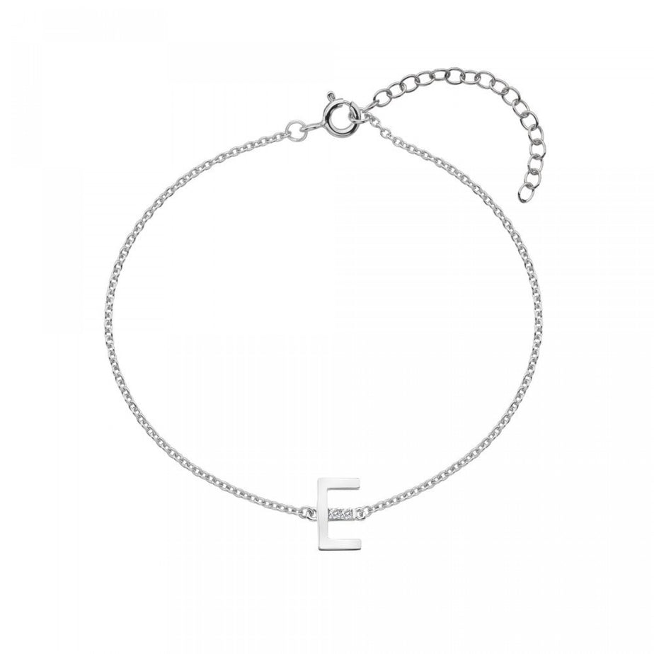 Hot Diamonds Letter E Bracelet