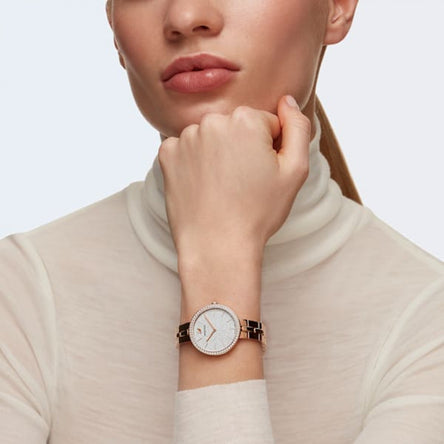 Swarovski Cosmopolitan Watch, Metal Bracelet, Rose-Gold Plated