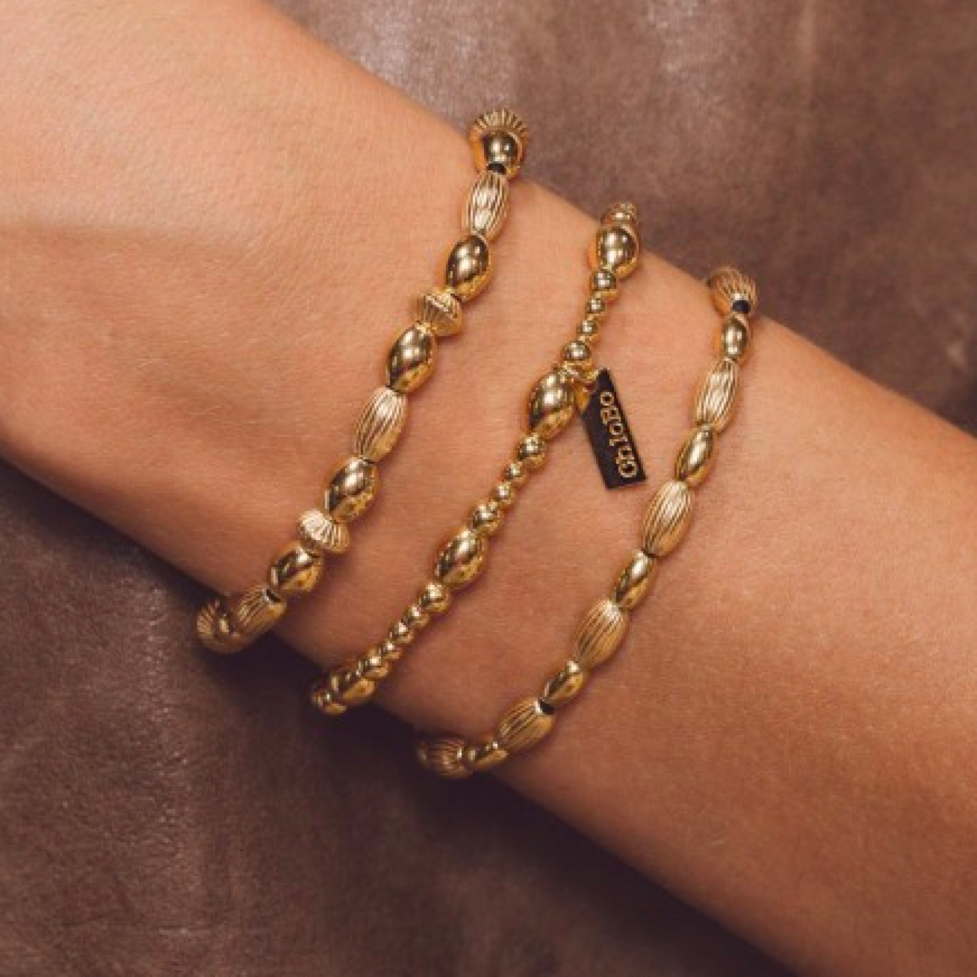 ChloBo Cute Oval Bracelet Gold