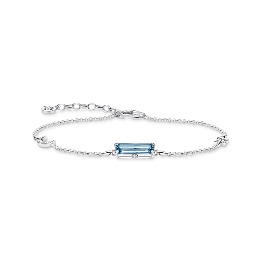 Thomas Sabo Blue Stone with Moon and Star Bracelet