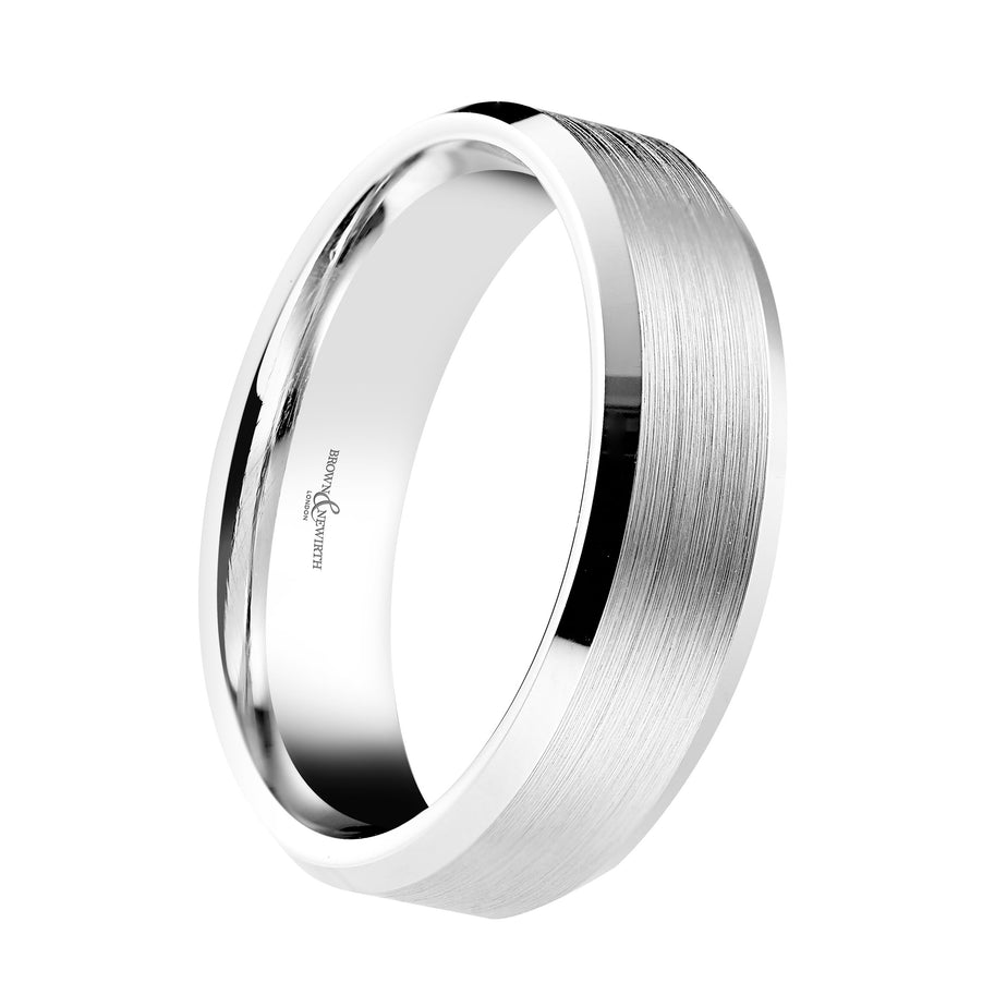 Couple Rings White Gold Filled Titanium Steel Mens Band CZ Womens Wedding  Rings | eBay