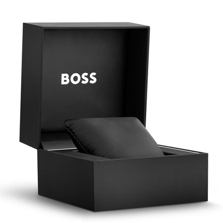 Boss Ladies Champagne Dial Mesh Watch