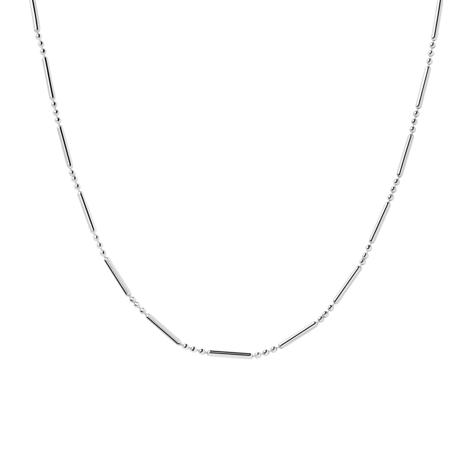 PDPAOLA Abi Silver Necklace