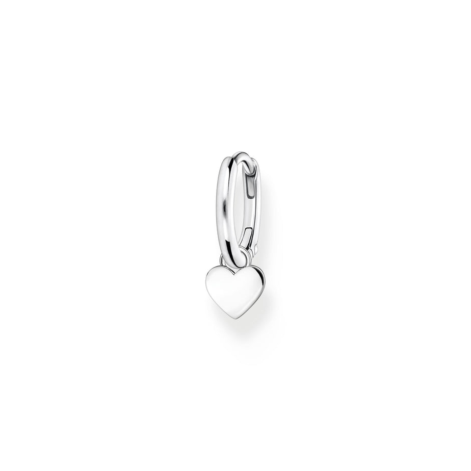 Thomas Sabo Single Hoop Earring with Heart Pendant