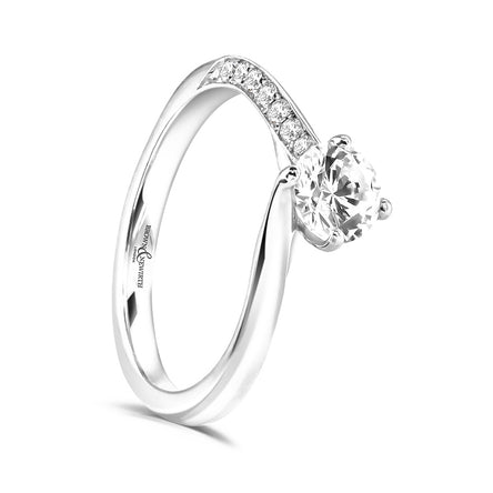 Brown & Newirth Alice Diamond Twist Engagement Ring