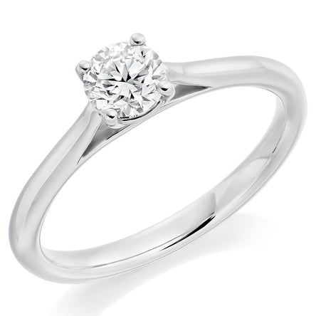 Platinum Diamond Solitaire Engagement Ring