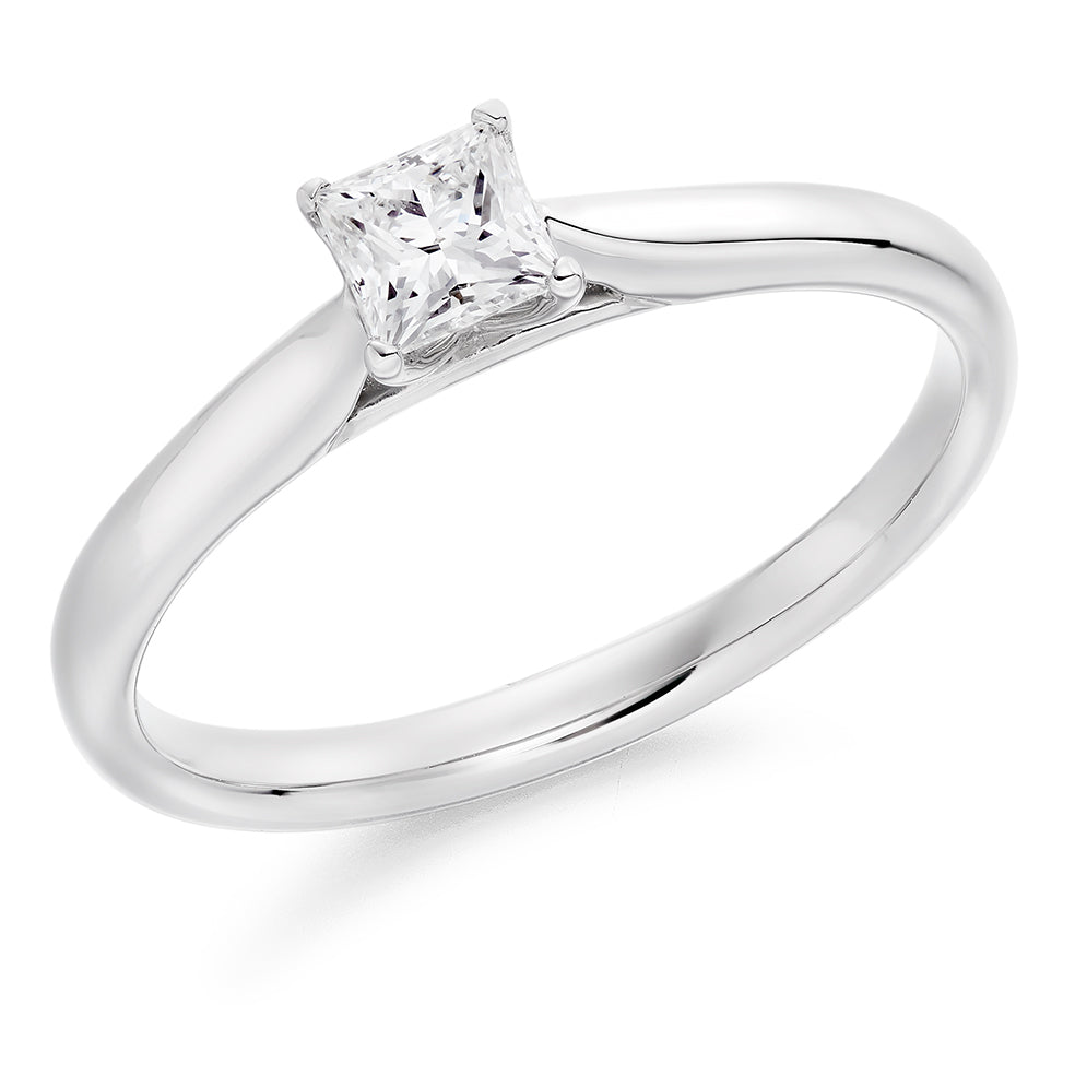 Platinum Diamond Solitaire Engagement Ring