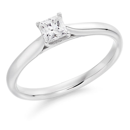 Platinum Diamond Solitaire Engagement Ring