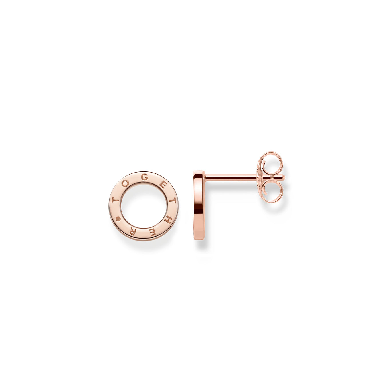 Thomas Sabo Circle Earrings Rose Gold