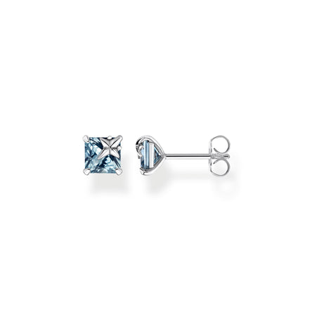 Thomas Sabo Blue Stone with Star Stud Earrings