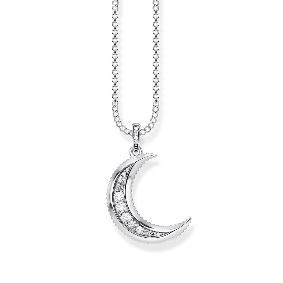 Thomas Sabo Royalty Silver Moon Necklace