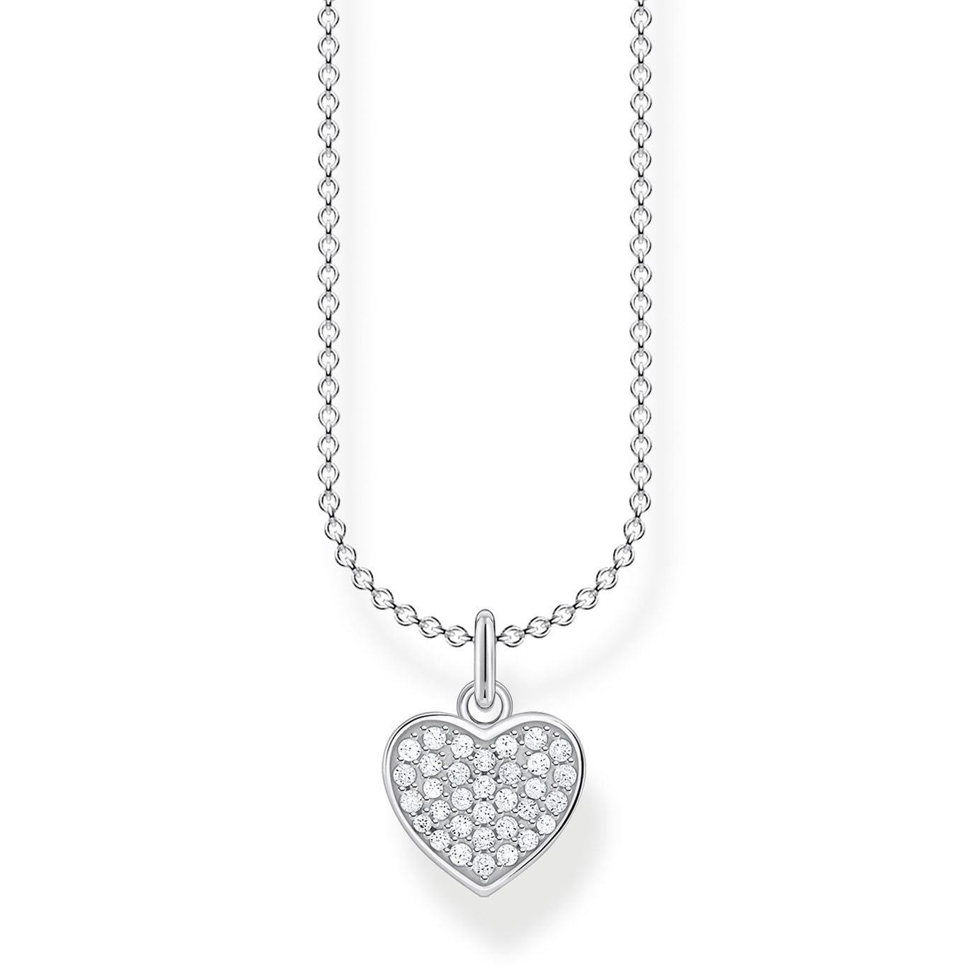 Thomas Sabo Silver Pavé Heart necklace