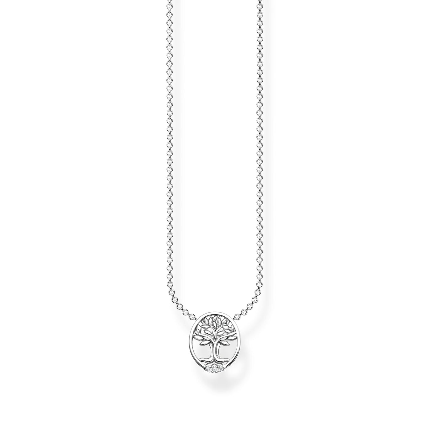 Thomas Sabo Tree of Love with White Stones Necklace