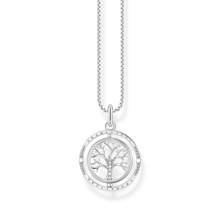 Thomas Sabo Tree of Love Rotatable Necklace Silver