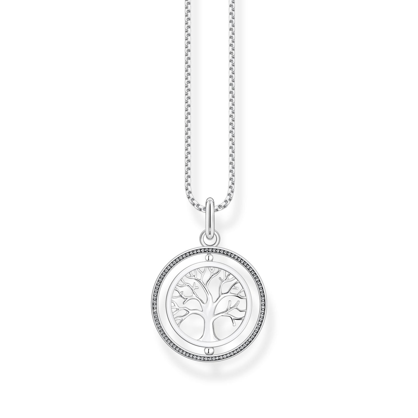 Thomas Sabo Tree of Love Rotatable Necklace Silver