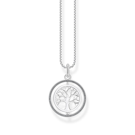 Thomas Sabo Tree of Love Rotatable Necklace Silver
