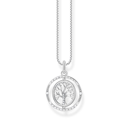 Thomas Sabo Tree of Love Rotatable Necklace Silver