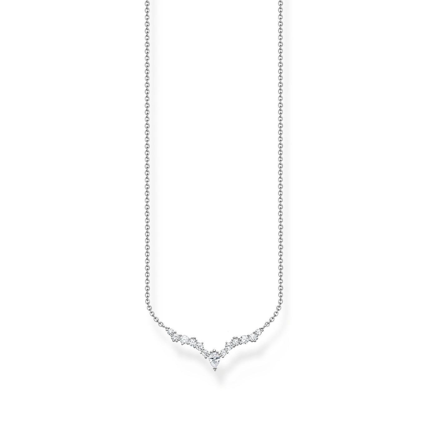 Thomas Sabo Silver Ice Crystals necklace