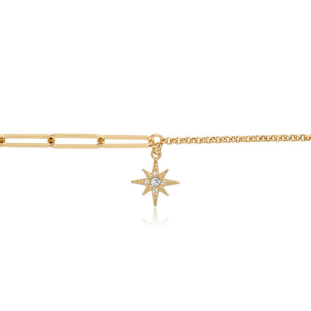 Olivia Burton Celestial Gold North Star Mismatch Bracelet
