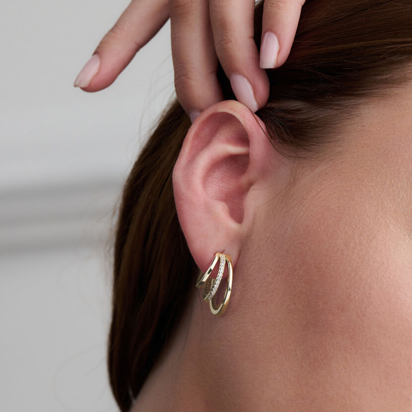 Olivia Burton Classics Gold Multi Hoop Earrings