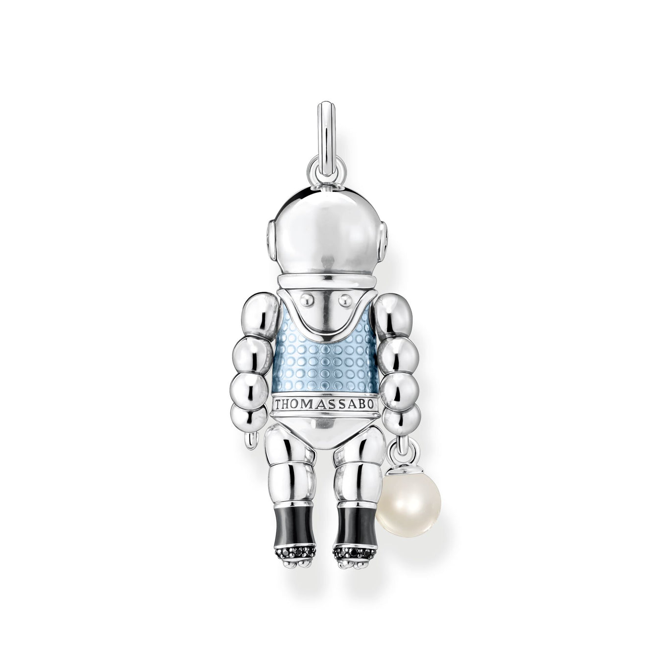 Thomas Sabo Diver Pendant with Pearl & Blue Stones