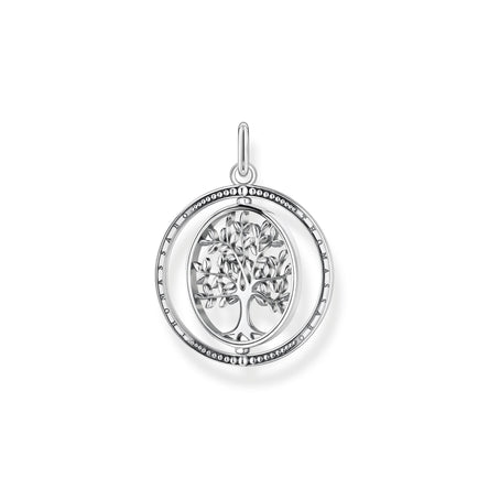 Thomas Sabo Tree of Love Rotatable Pendant Silver